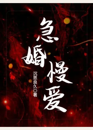 急婚慢爱小说封面