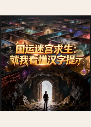 国运迷宫求生：就我看懂汉字提示小说封面