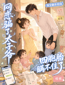 网恋骗了太子爷，四胞胎瞒不住了小说封面