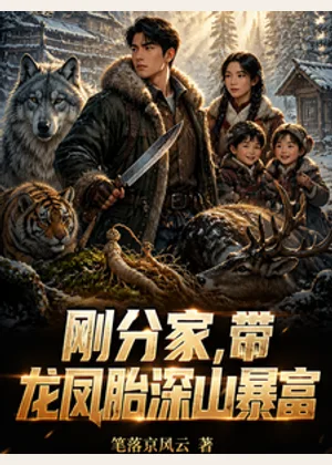 刚分家，带龙凤胎深山暴富小说封面