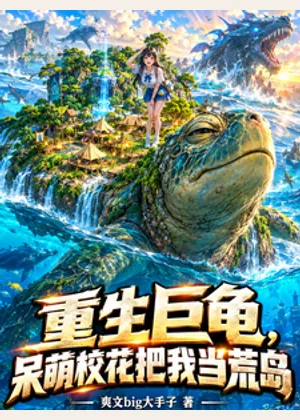 重生巨龟，呆萌校花把我当荒岛小说封面